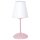 Lampe de table sobre NIGHT en rose