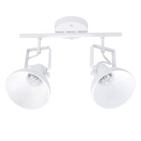 Spot de plafond blanc rétro design E14 salon
