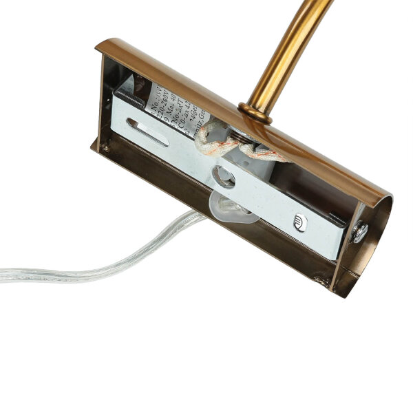 Lampe dimage fiche en bronze 2x G9 salon