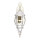 Lampe dextérieur rustique BREST en blanc or IP44 E27