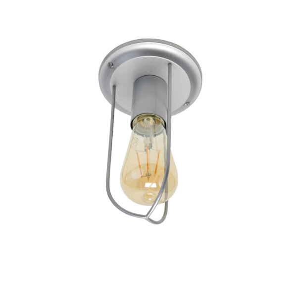 Plafonnier industriel Métal Gris E27 STEPP