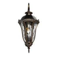Lanterne murale rustique extérieure IP44 noir or...