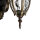 Lanterne murale rustique extérieure IP44 noir or antique