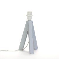 Trépied Support Bois Gris E14 avec interrupteur...