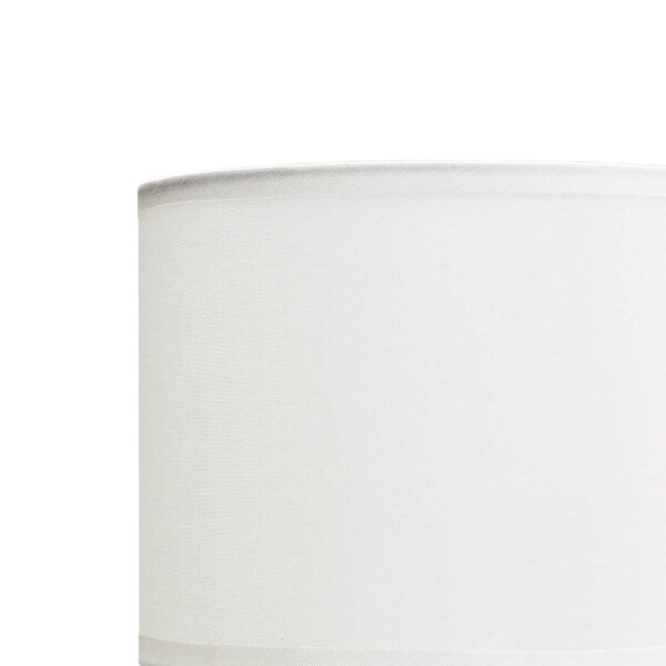 Abat-jour Tissu Cylindre Blanc pour lampe de table E14