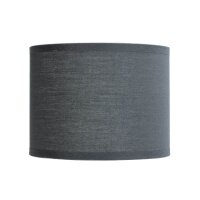 Tissu Abat-jour E14 Lampe de table Anthracite