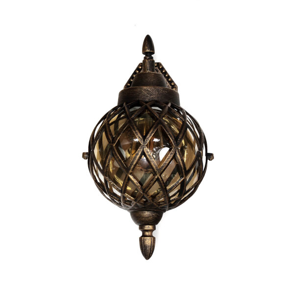 Lampe murale dextérieur en cuivre antique IP44 Vintage
