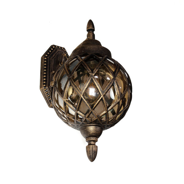 Lampe murale dextérieur en cuivre antique IP44 Vintage
