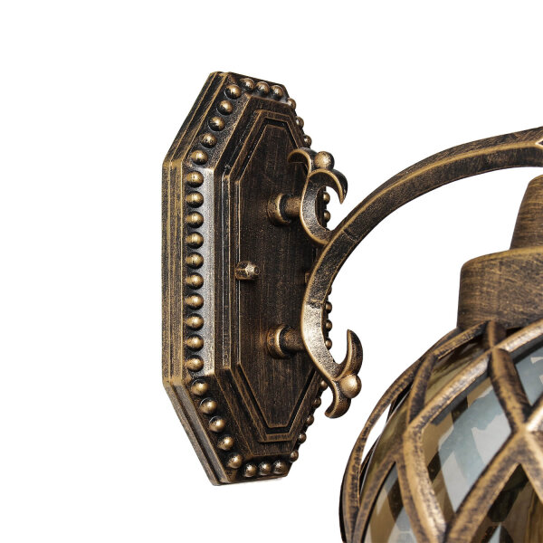 Lampe murale dextérieur en cuivre antique IP44 Vintage