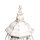 Lampe de socle rustique blanc or 50cm IP44 E27