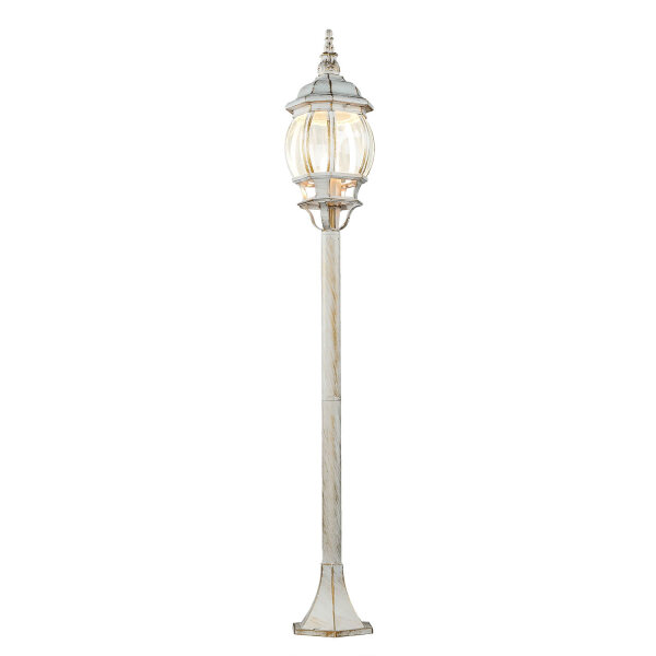 Lampe dallée extérieure Jardin Blanc 115,5 cm résistant à la pluie BREST