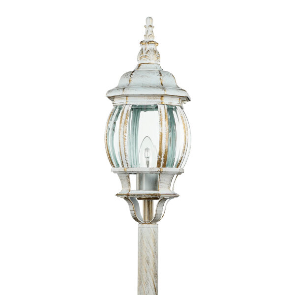 Lampe dallée extérieure Jardin Blanc 115,5 cm résistant à la pluie BREST