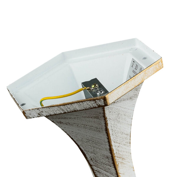 Lampe dallée extérieure Jardin Blanc 115,5 cm résistant à la pluie BREST