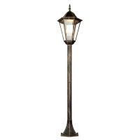 Lampadaire extérieur noir cuivre résistant...