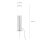 Lampe dextérieur en acier inoxydable avec câble + fiche