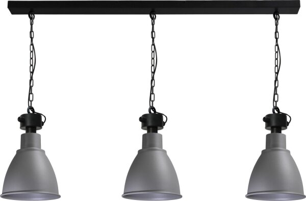 Grande lampe suspendue Gris Industrie artisanale