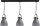 Loft Suspension Gris Made in EU r&eacute;glable