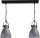 Lampe &agrave; suspendre industrielle Gris orientable Travail manuel