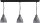 Grand luminaire suspendu Gris Premium Design fait main