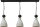 Loft Lampe &agrave; suspendre Loft en blanc