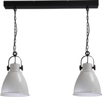 Suspension E27 Blanc Style industriel