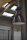 Lampe industrielle suspendue Marron Design industriel