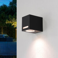 Applique murale aluminium carrée IP44...