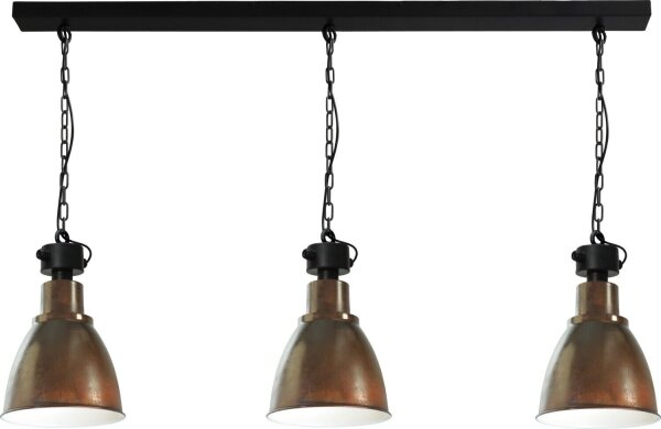 Loft Lampe à suspendre Marron Style industriel Made in EU