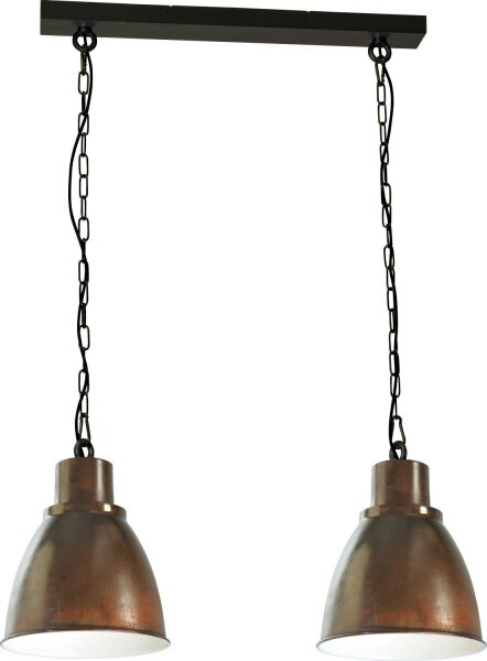 Loft Lampe à suspendre Marron Style industriel fait main