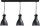 Loft Lampe &agrave; suspendre Noir M&eacute;tal Qualit&eacute; sup&eacute;rieure
