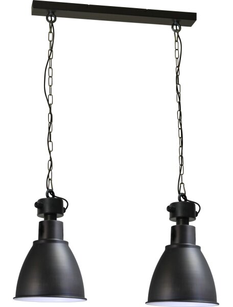 Loft Lampe suspendue Noir Métal Style industriel