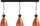 Suspension industrielle en cuivre Grand design loft
