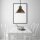 Lampe &agrave; suspendre brune design industriel Made in EU