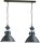 Lampe &agrave; suspendre brune orientable Industrie Dekoelement