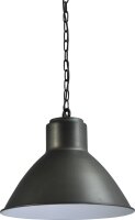Suspension industrielle Gris Métal fait main