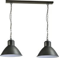 Suspension Gris Métal 2flmg fait main Table de...