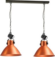 Premium Lampe à suspendre cuivre orientable 2xE27...