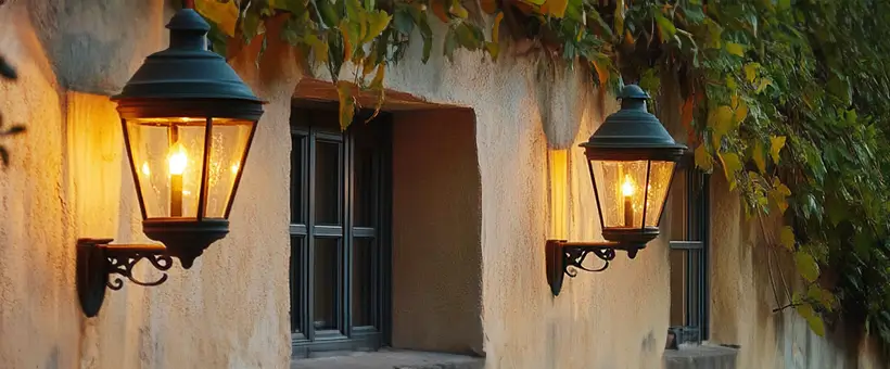 Luminaires extérieurs rustiques